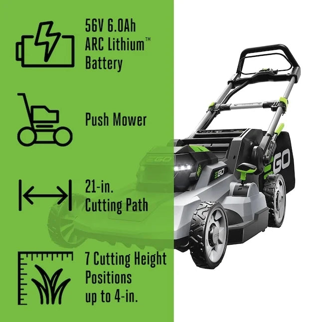 EGO POWER+ LM2114 21″ Brushless Push Lawn Mower Kit Nibeza Style