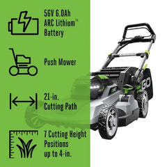 EGO POWER+ LM2114 21″ Brushless Push Lawn Mower Kit Nibeza Style