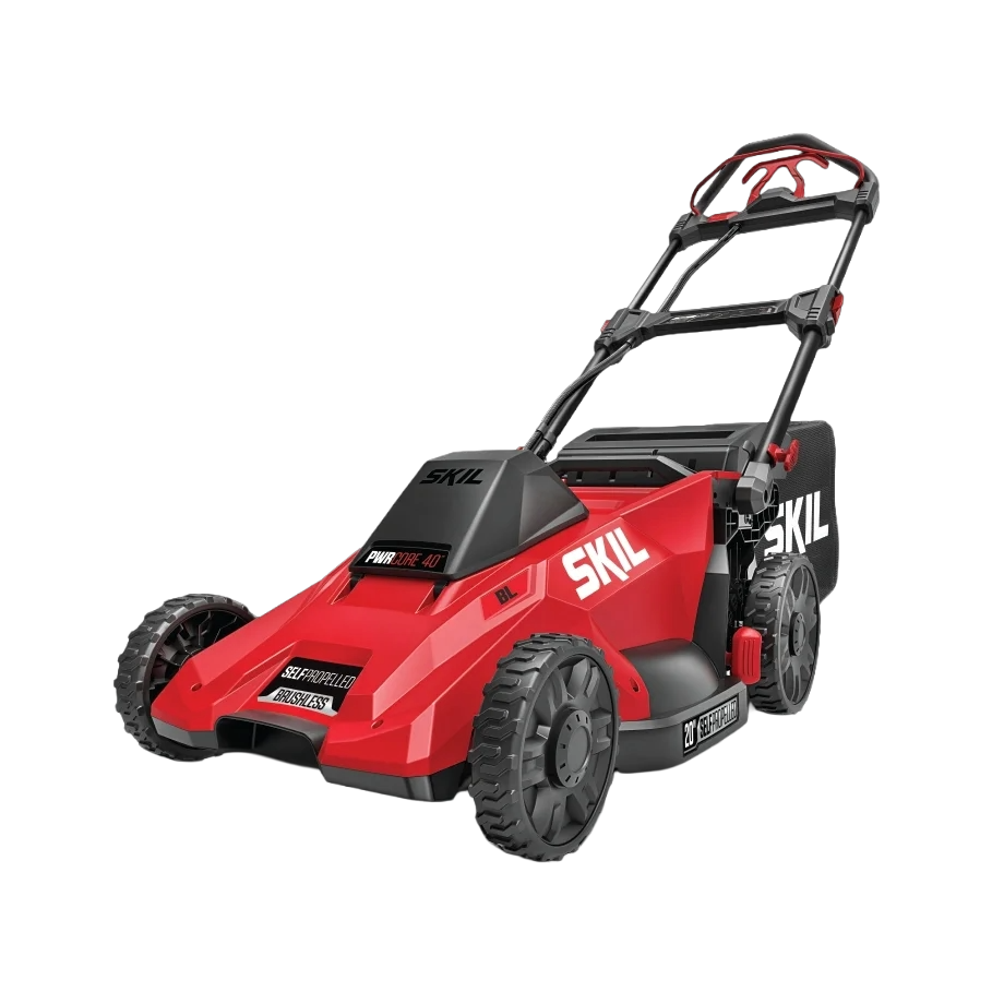 Skil PWR CORE 40-volt, 20-in Self-Propelled Battery Walk Mower with (1) 6 Ah Battery Included | SM4910C-11 Nibeza Style