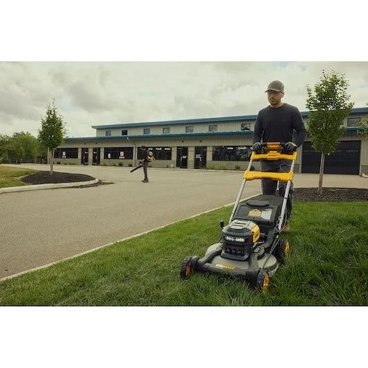 DeWalt 60V MAX 21″ Brushless RWD Self-Propelled Mower Kit DCMWSP700Y2 Nibeza Style