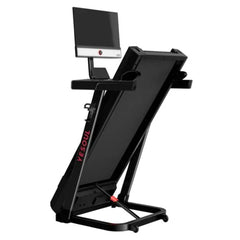 Yesoul T1M Plus Smart Folding Treadmill with 21.5 inch Touchscreen, Brushless Quiet Motor, 3-Level Incline, 9 Mph, App Sync & Space-Saving Design for Nibeza Style