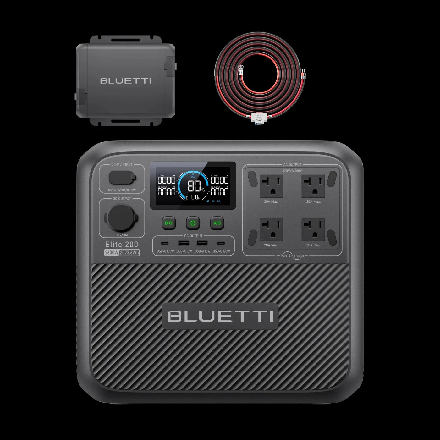 BLUETTI Elite 200 V2+Charger Nibeza Style