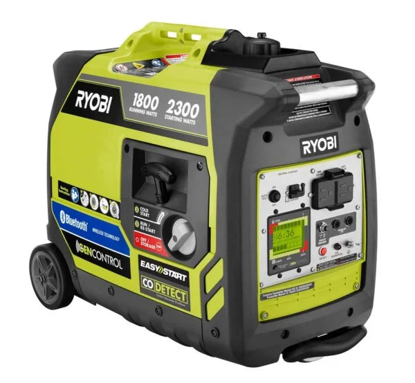 Ryobi 2,300-watt petrol inverter with recoil start and Bluetooth Nibeza Style