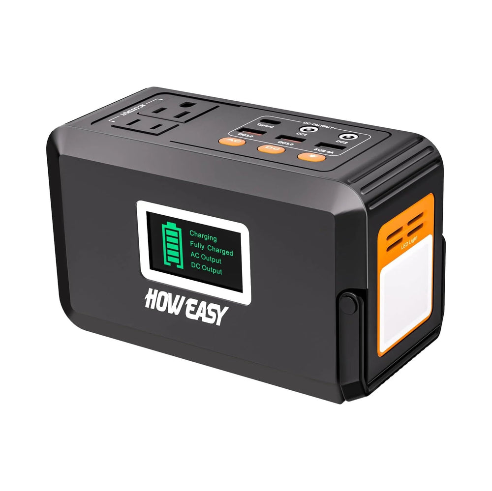 HOWEASY Portable Power Bank 120W 88W 24000mAh with 2 x 110V AC Outlets, 3 x DC Ports Nibeza Style