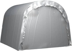 300x300 cm grey steel storage tent Nibeza Style