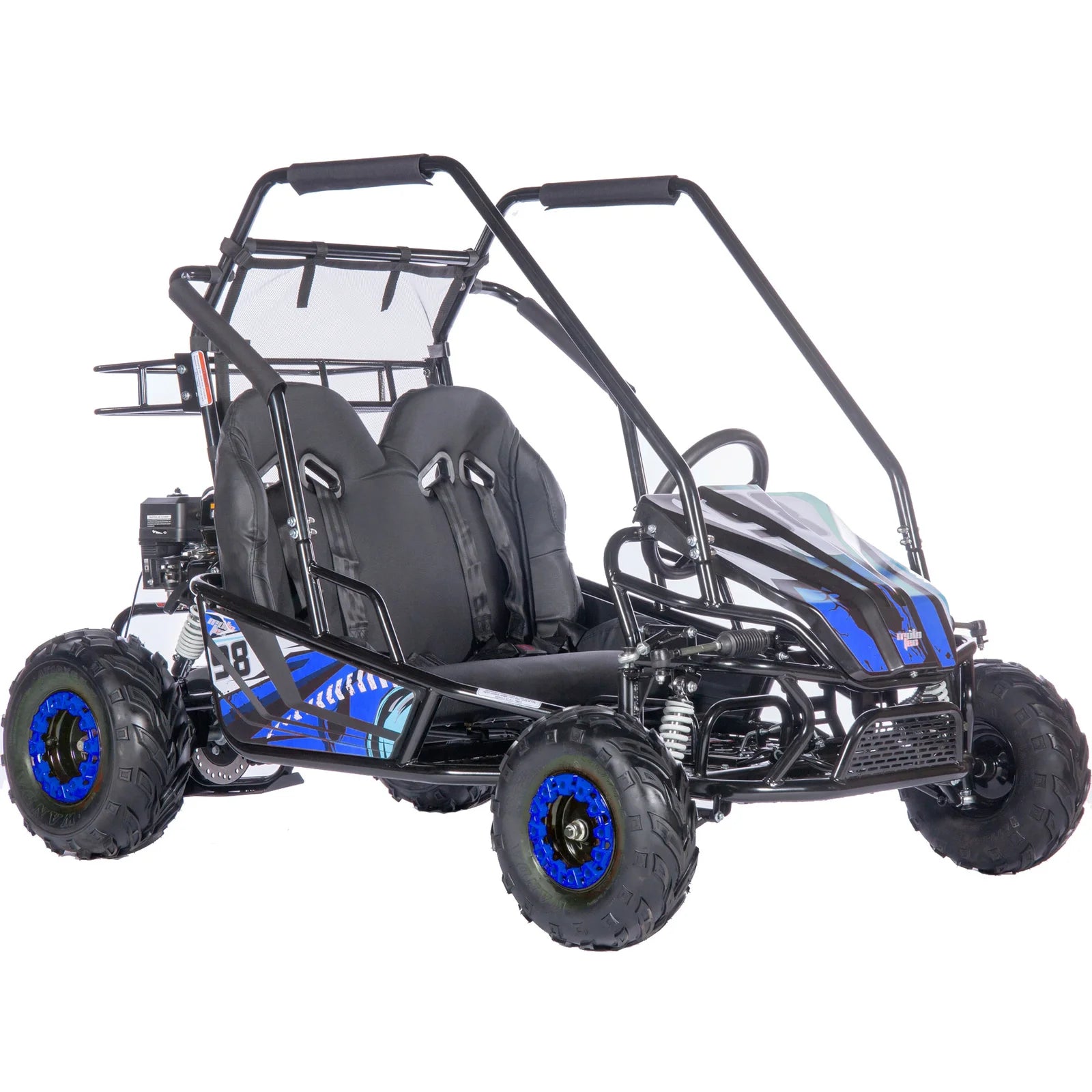 MotoTec Mud Monster XL 212cc 2 Seat Full Suspension Go Kart Nibeza Style