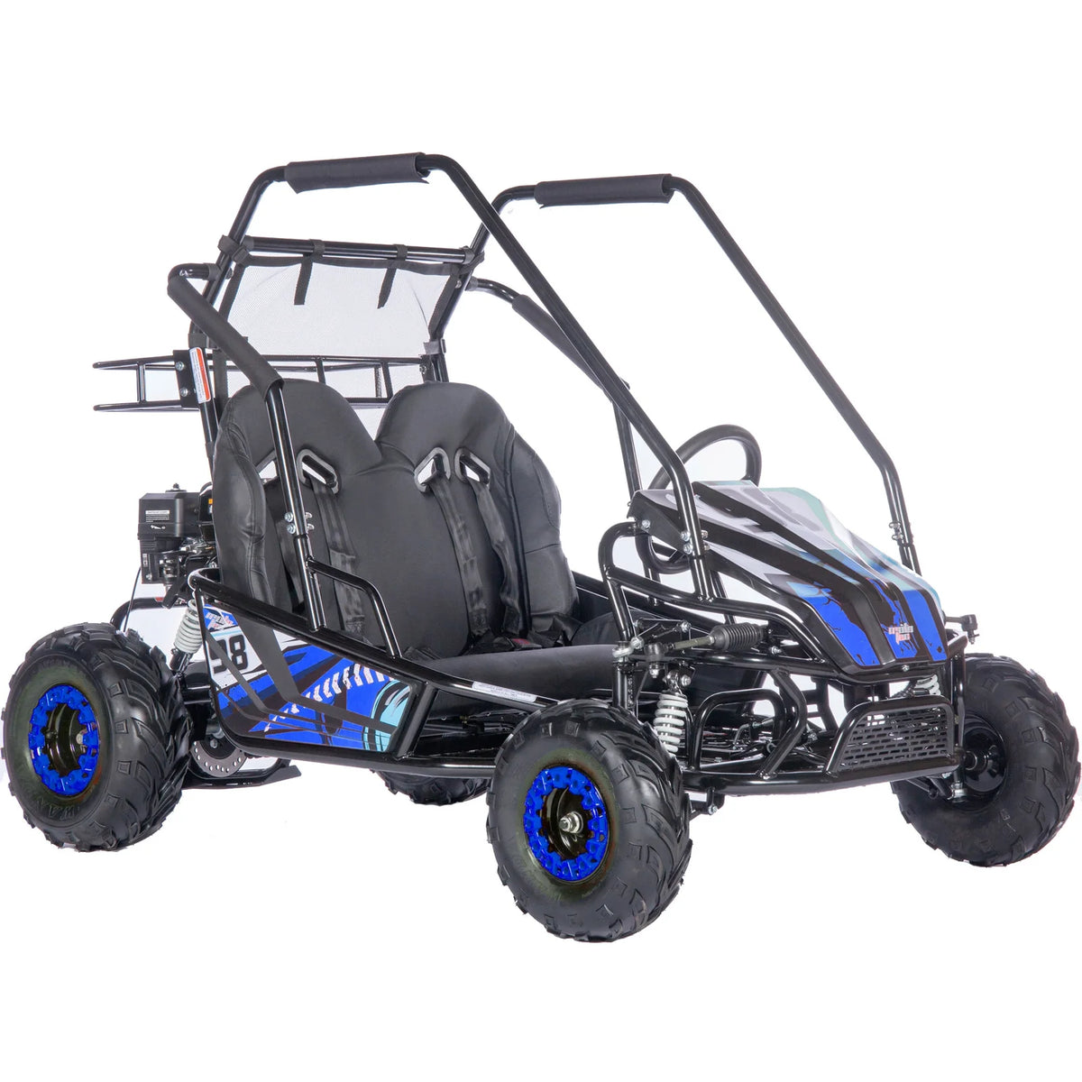 MotoTec Mud Monster XL 212cc 2 Seat Full Suspension Go Kart Nibeza Style