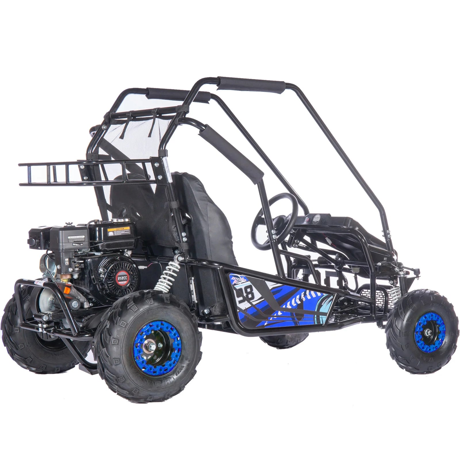 MotoTec Mud Monster XL 212cc 2 Seat Full Suspension Go Kart Nibeza Style