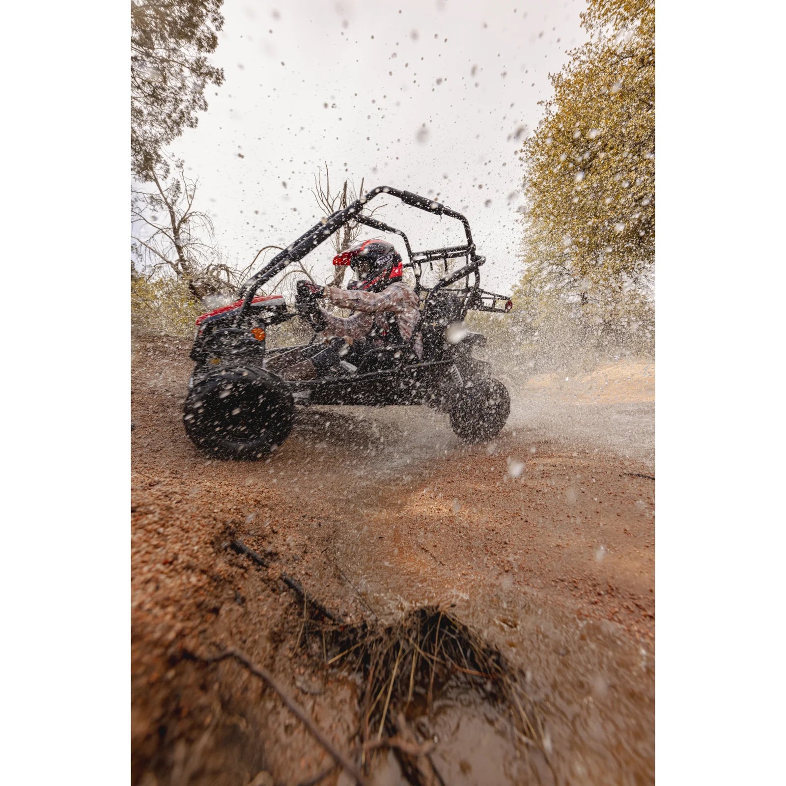 Coleman Powersports GK200 196cc Gas Powered Dual Seat Go-Kart Nibeza Style