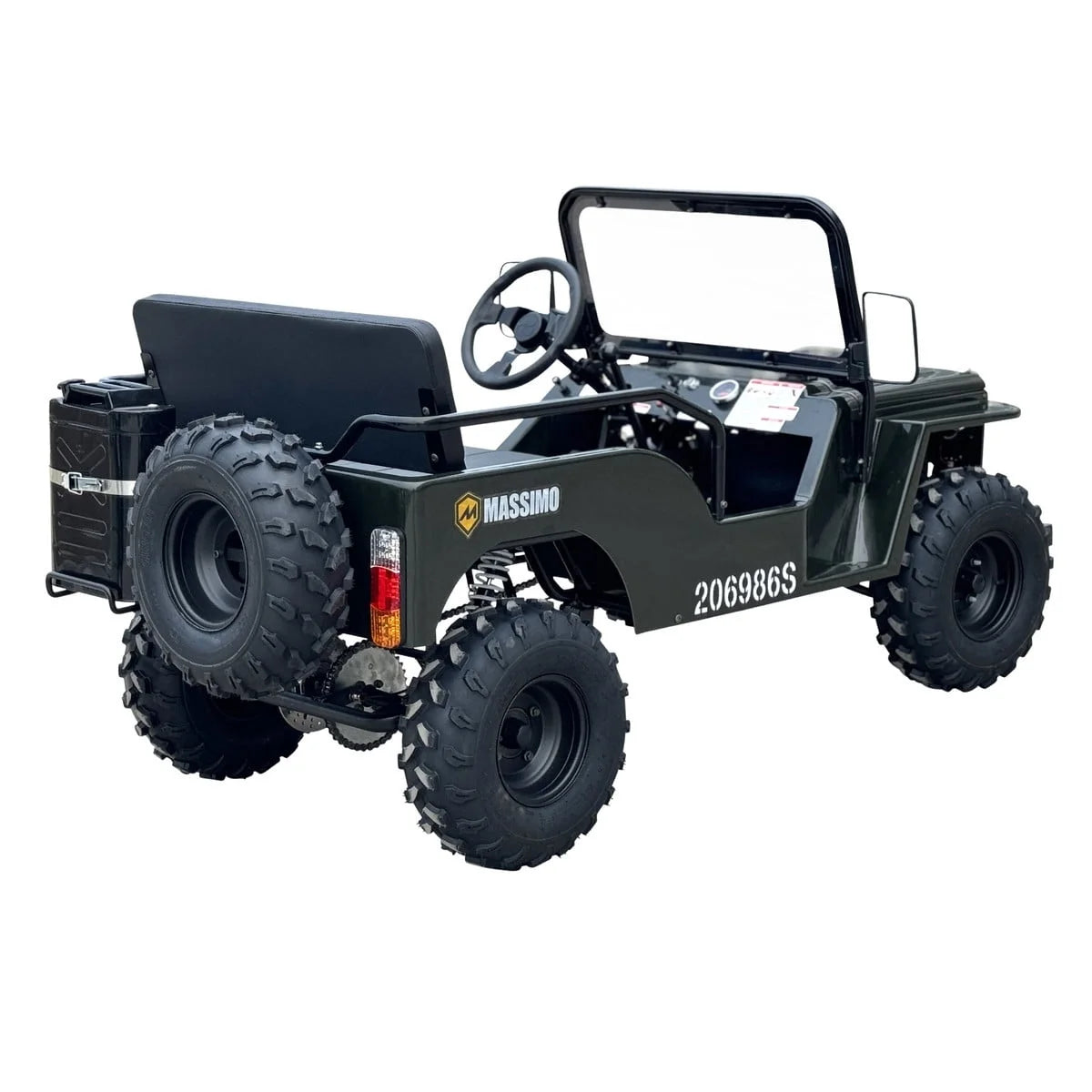 Massimo Mini 125 Go Kart 125cc 9hp Nibeza Style