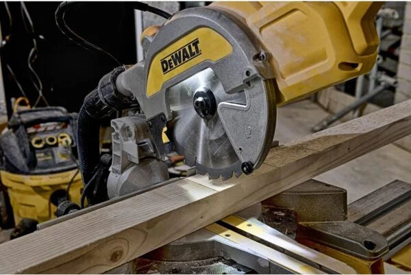 DEWALT Radial Mitre Saw 216mm 1800W + XPS Tracking System DWS777-QS Nibeza Style