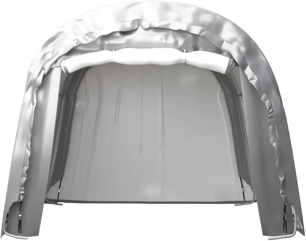 300x300 cm grey steel storage tent Nibeza Style