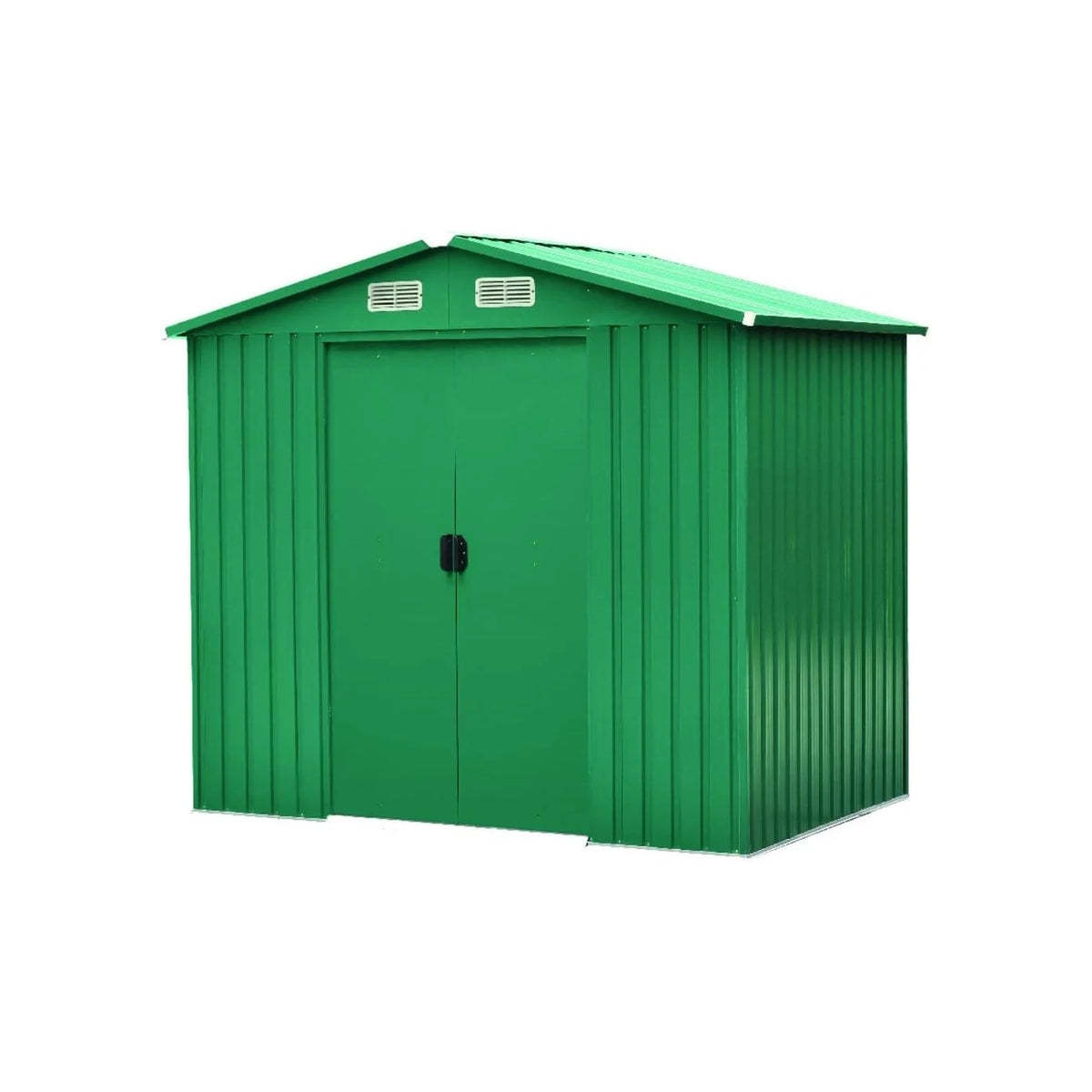 VERDELOOK Jardin Metal Garden Shed 236 x 174 cm Height 206 cm, Green Nibeza Style