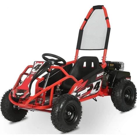 MotoTec Mud Monster Kids Gas Powered Go Kart Nibeza Style