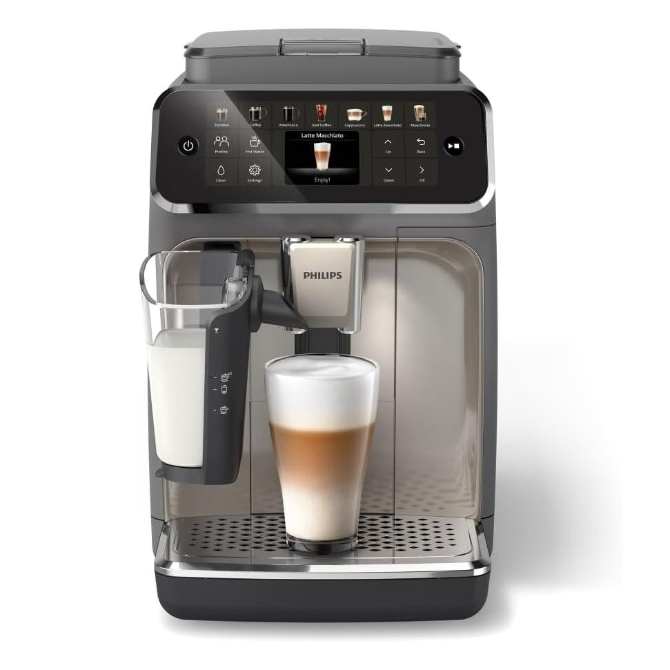 Philips 4400 Fully Automatic Espresso Machine with LatteGo & Iced Coffee Nibeza Style