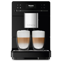 Miele CM 5310 Silence – Automatic coffee machine with OneTouch for Two, Aromatic System, coffee maker, cleaning programs and more, in obsidian black Nibeza Style