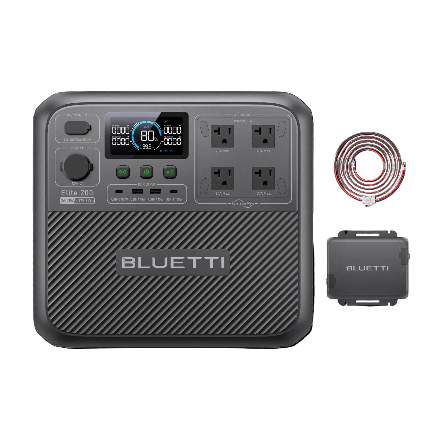 BLUETTI Elite 200 V2+Charger Nibeza Style