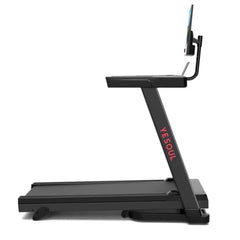 Yesoul T1M Plus Smart Folding Treadmill with 21.5 inch Touchscreen, Brushless Quiet Motor, 3-Level Incline, 9 Mph, App Sync & Space-Saving Design for Nibeza Style