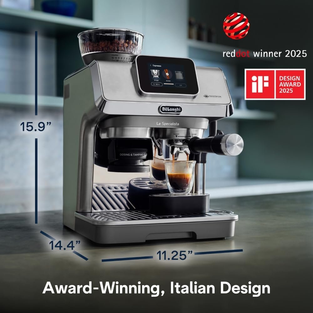 De’Longhi La Specialista Touch Espresso Machine with Cold Brew Nibeza Style