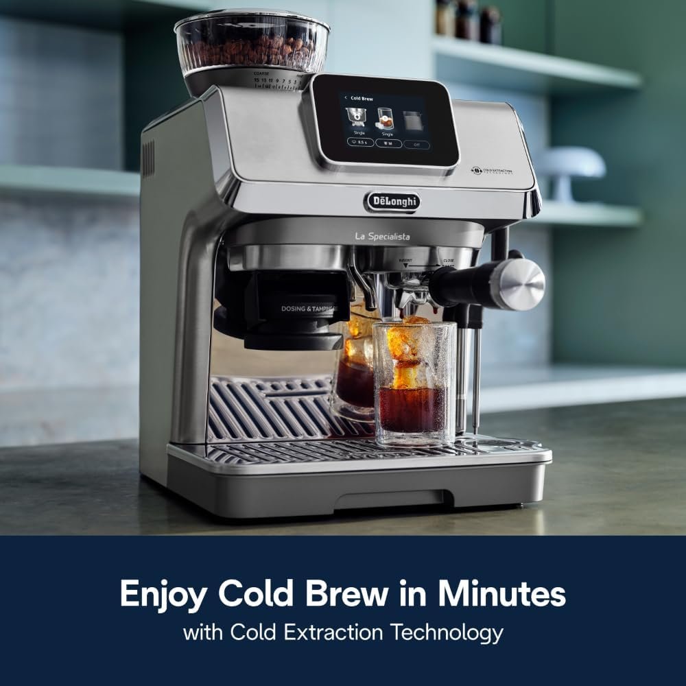 De’Longhi La Specialista Touch Espresso Machine with Cold Brew Nibeza Style