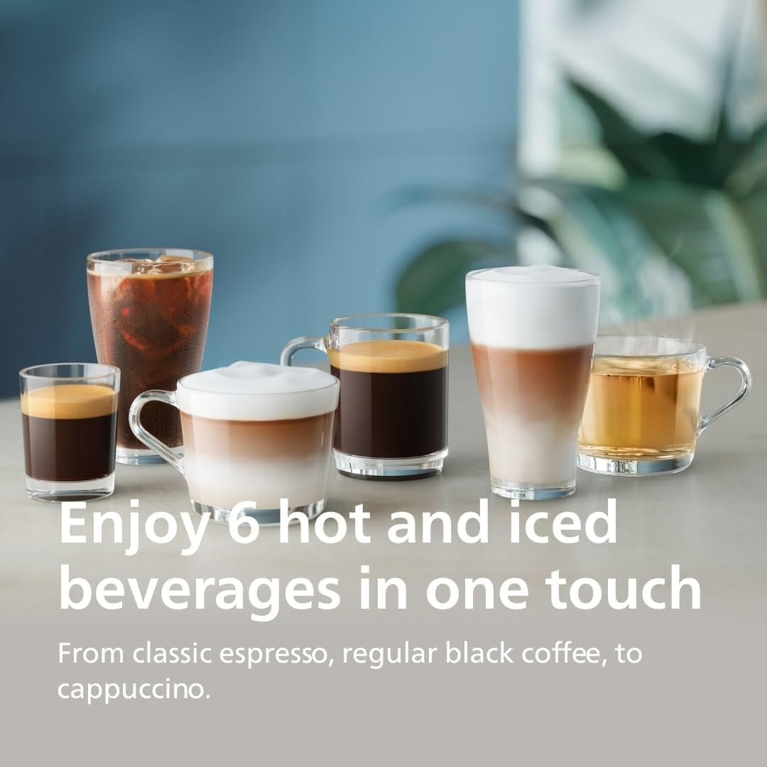 Philips 3300 Series Automatic Espresso and Coffee Machine with LatteGo Milk Frother Nibeza Style