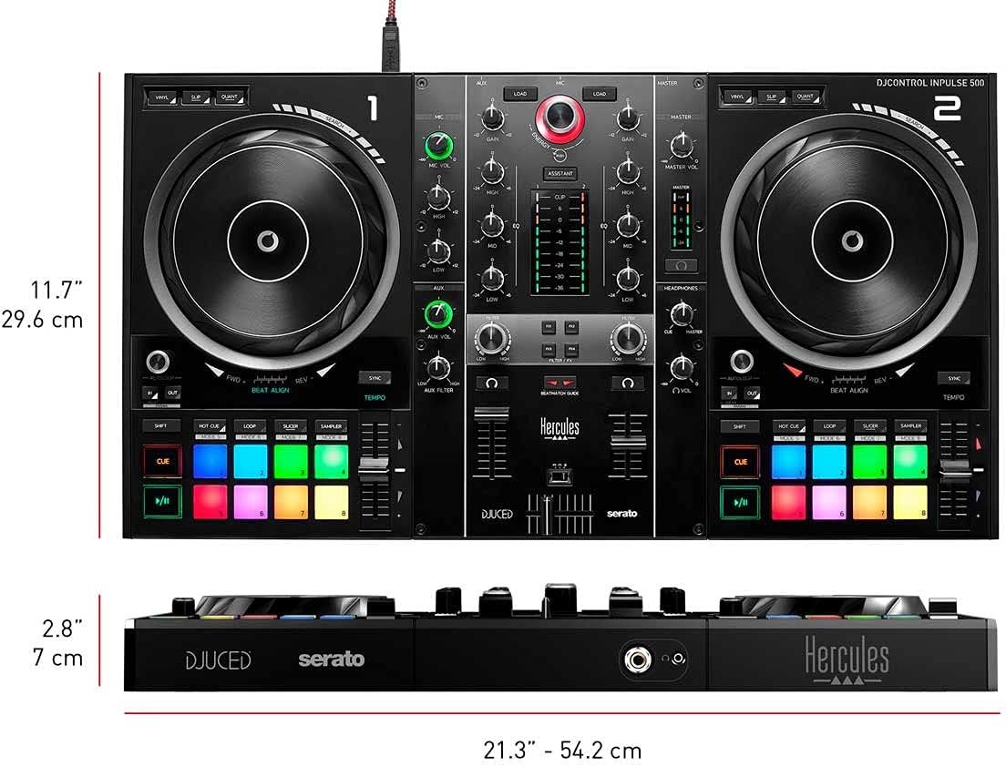 Hercules DJControl Inpulse 500 DJ Controller Nibeza Style