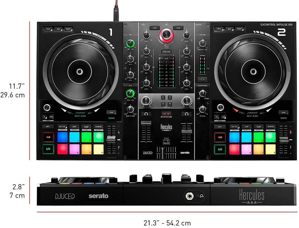Hercules DJControl Inpulse 500 DJ Controller Nibeza Style