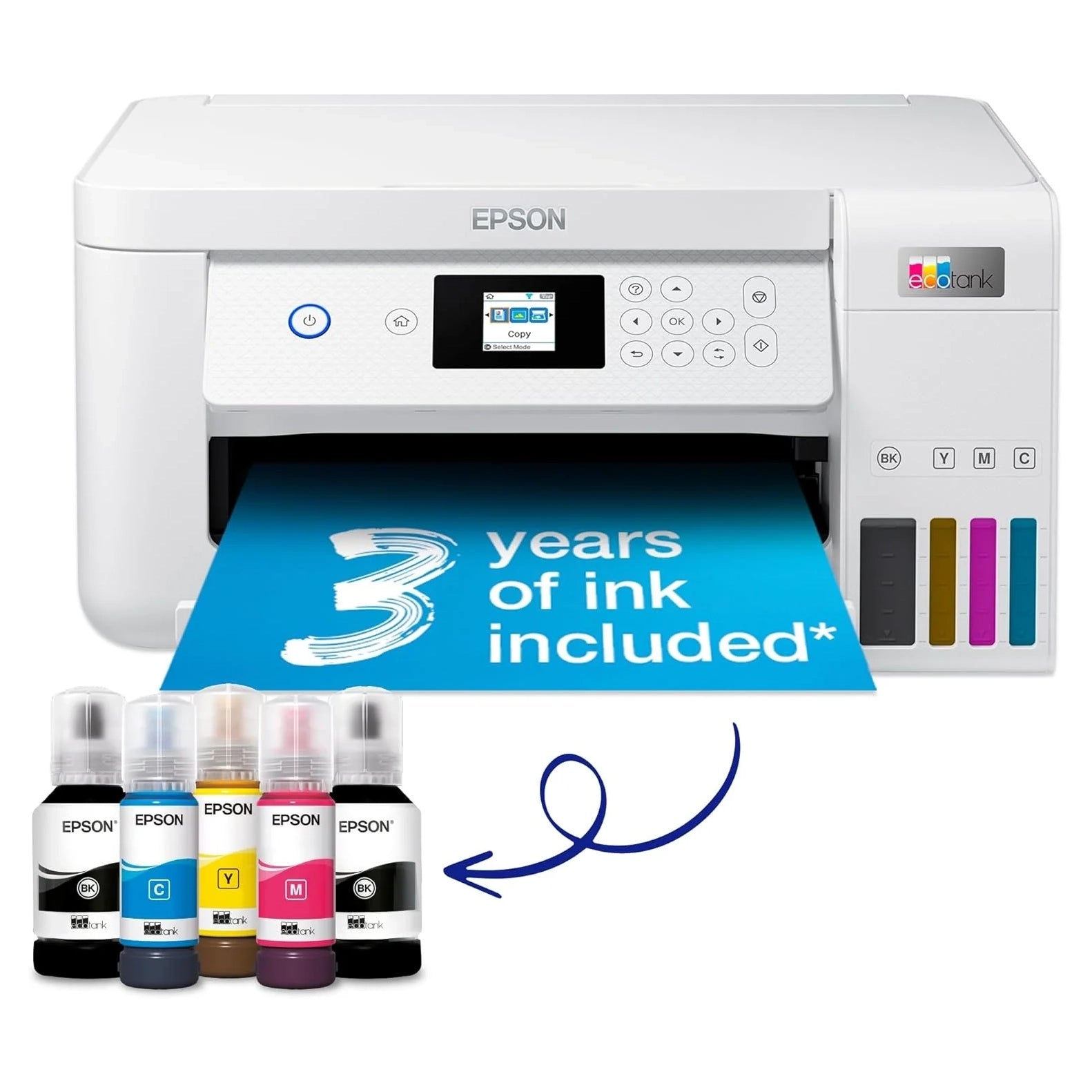 Epson EcoTank ET-2856 A4 Inkjet Printer Nibeza Style