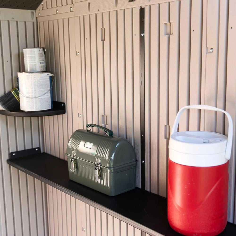 Lifetime 60005 Outdoor Storage Shed 10 x 8 Feet Nibeza Style