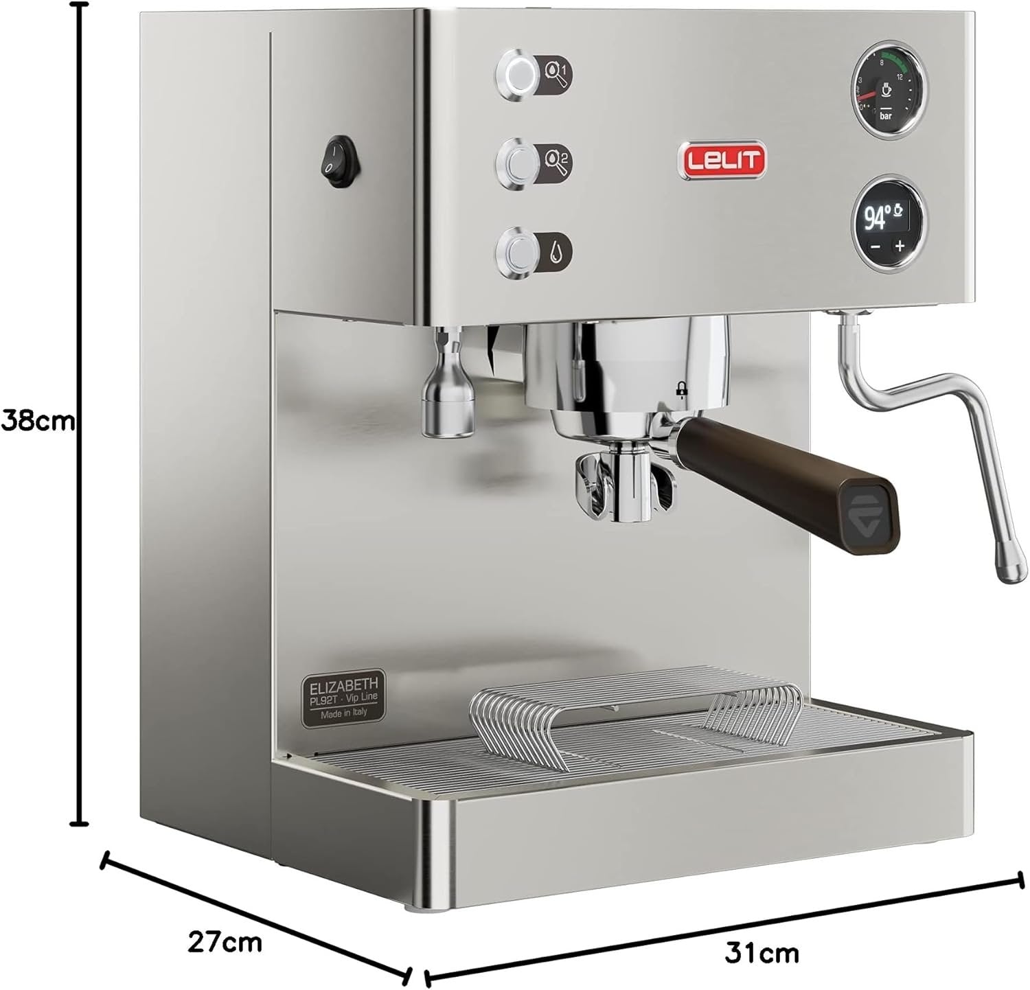 Lelit Elizabeth Dual Boiler Espresso Machine Nibeza Style