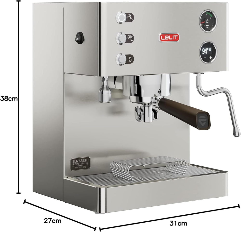 Lelit Elizabeth Dual Boiler Espresso Machine Nibeza Style