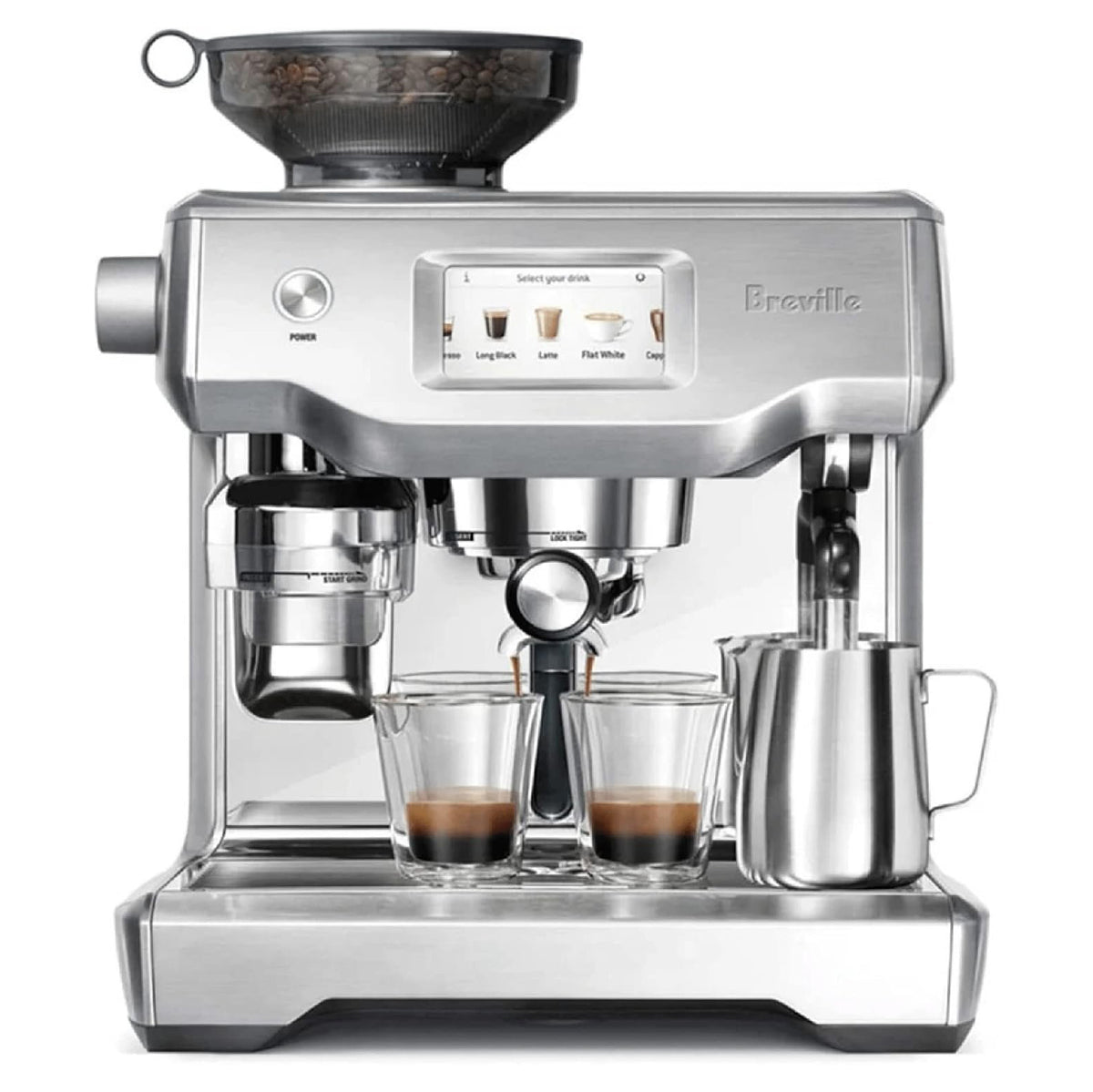 Breville coffee machine on a white background