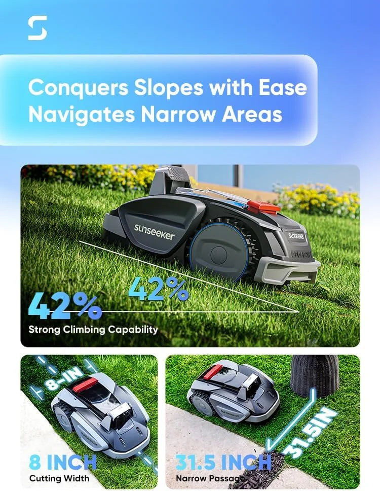 Sunseeker V3 Quiet Lawn Mower Nibeza Style