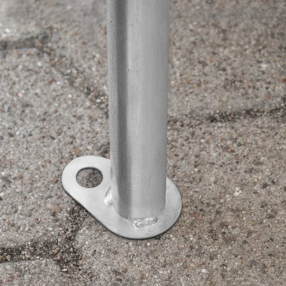 TOOLPORT 3 x 6 m PVC 700 N white waterproof storage tent Nibeza Style