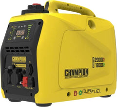Champion 2000 Watt Dual Fuel Inverter Petrol Emergency Generator, 230V, EU Nibeza Style