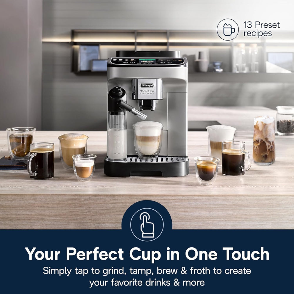 De’Longhi Magnifica Evo Next Fully Automatic Espresso Machine Nibeza Style
