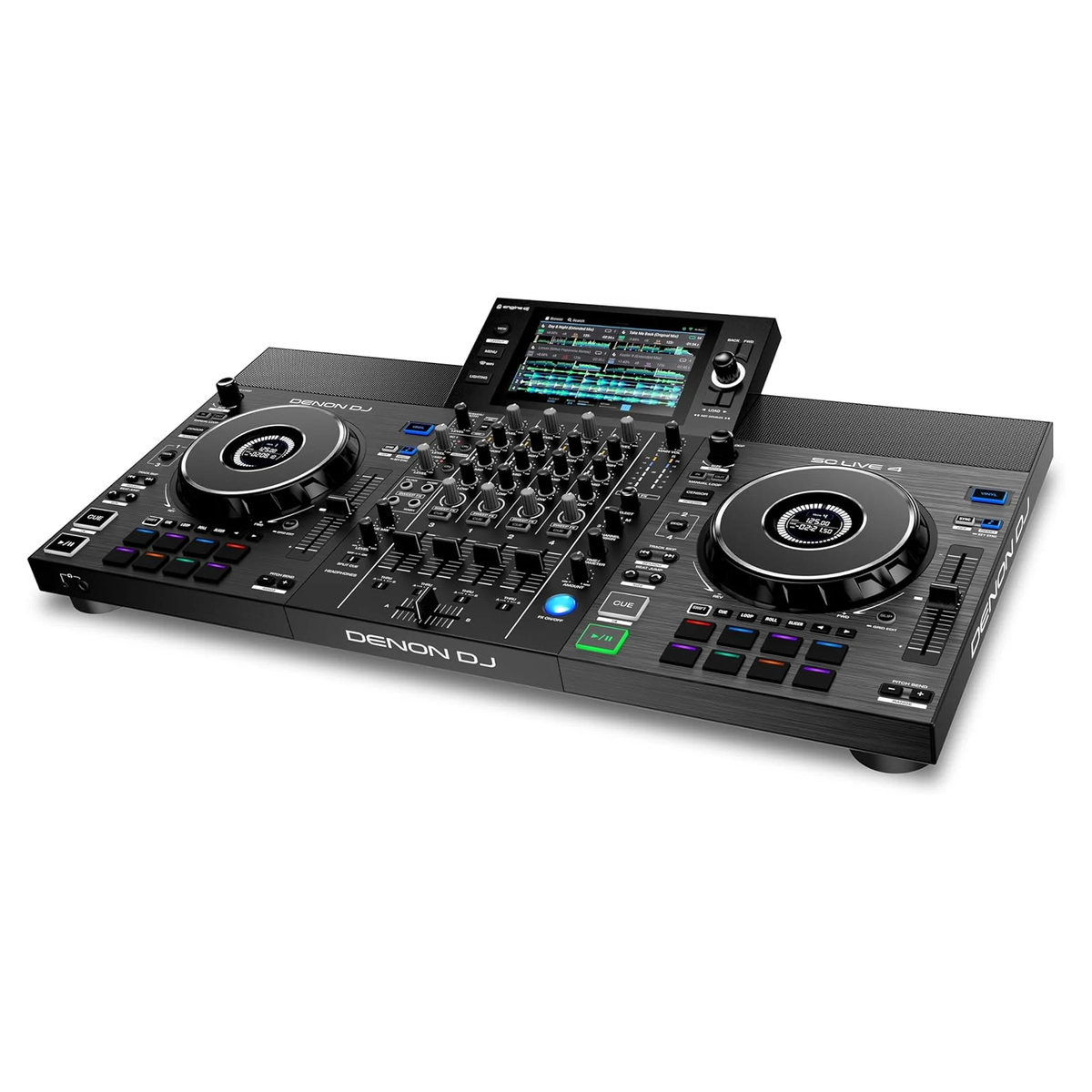 Denon DJ controller on a white background
