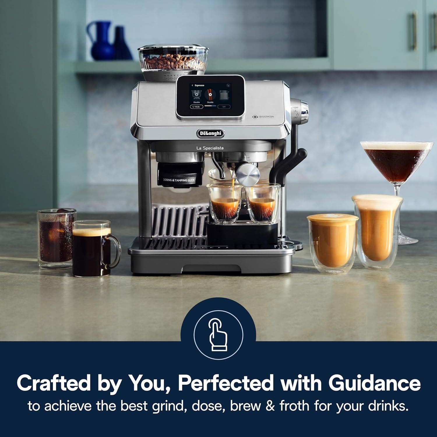 De’Longhi La Specialista Touch Espresso Machine with Cold Brew Nibeza Style