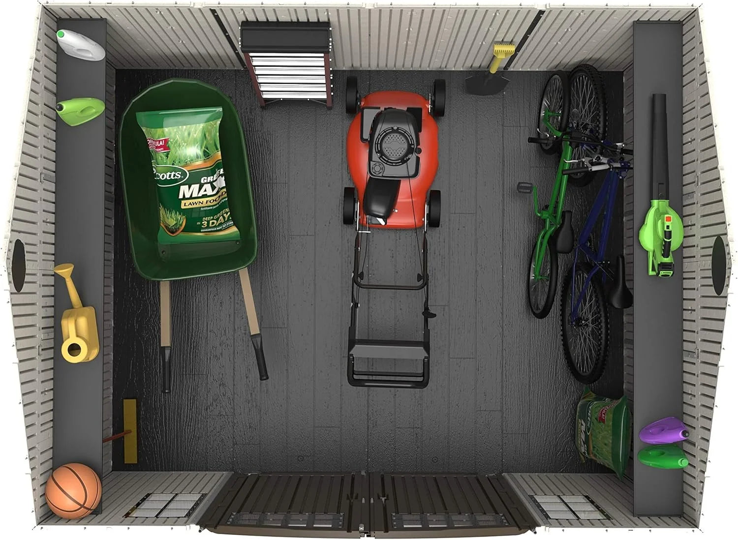 Lifetime 60005 Outdoor Storage Shed 10 x 8 Feet Nibeza Style