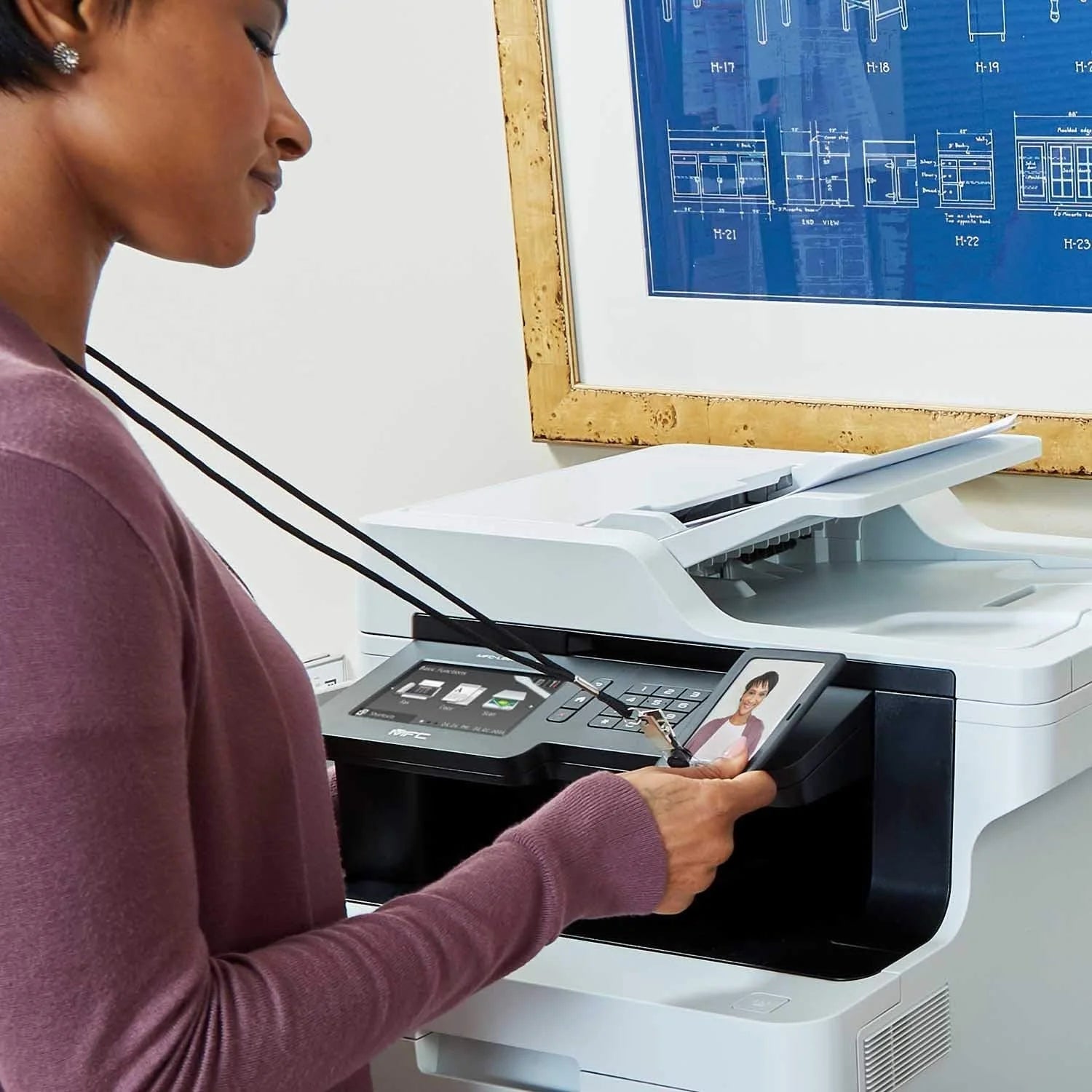 Brother MFC-L8900CDW Business Color Laser All-in-One Printer Nibeza Style