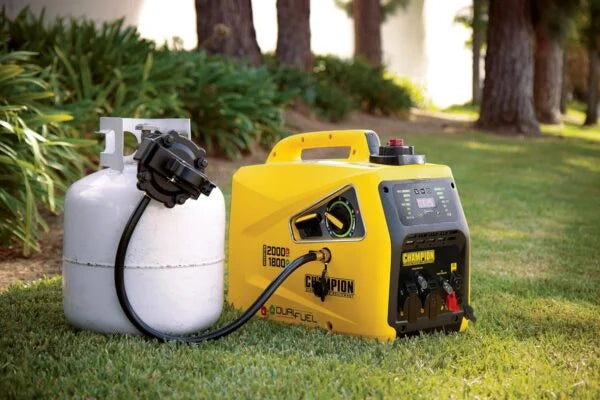 Champion 2000 Watt Dual Fuel Inverter Petrol Emergency Generator, 230V, EU Nibeza Style