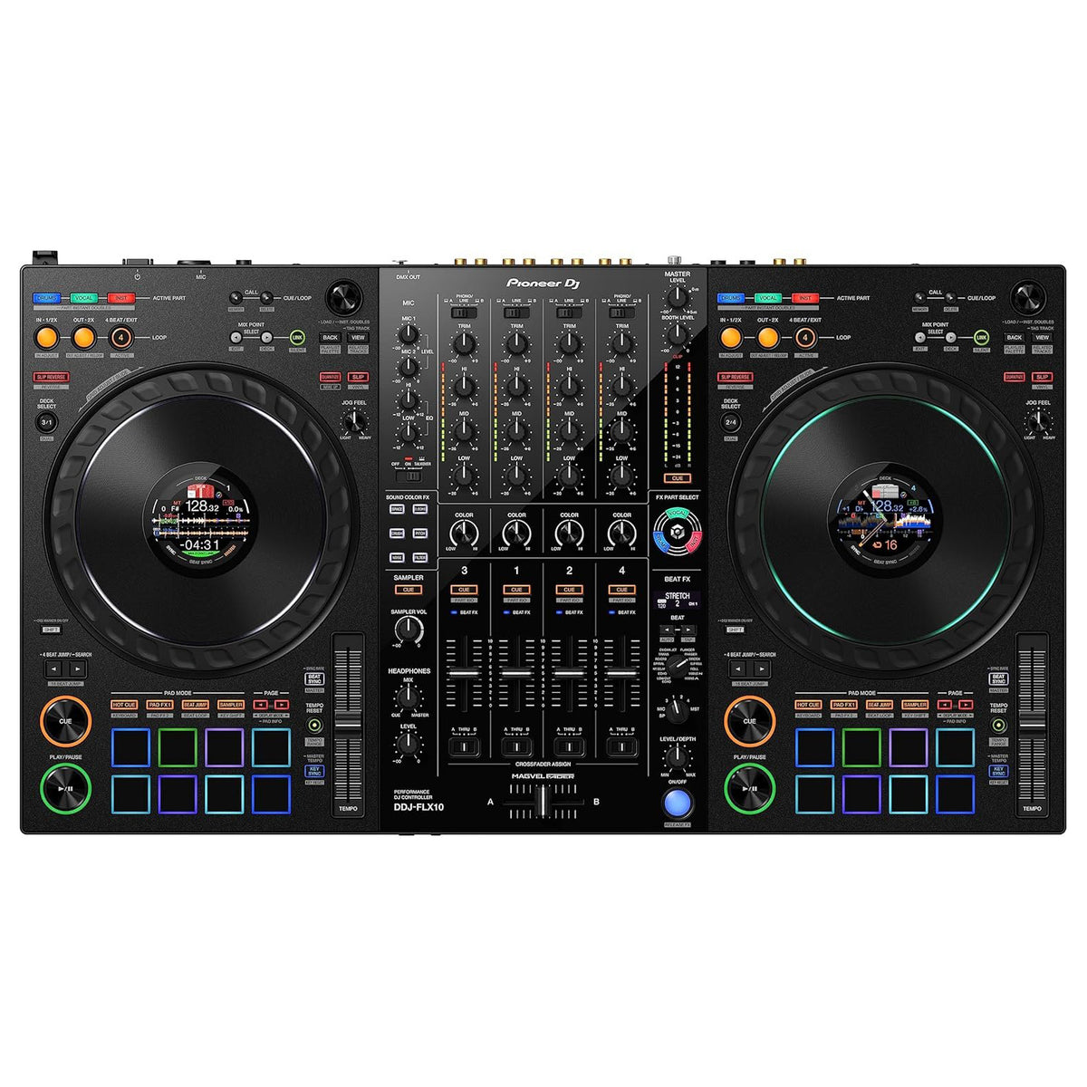 Pioneer DJ DDJ-FLX10 4-Channel DJ Controller Nibeza Style
