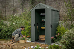 Keter DARWIN 4×4 wooden resin garden shed Nibeza Style