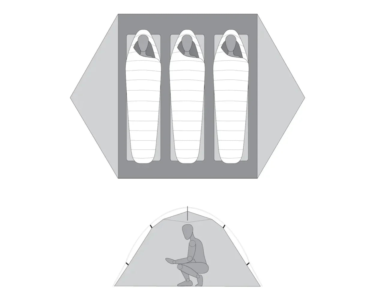 MSR Hubba Hubba LT 3 Backpacking Tent Nibeza Style