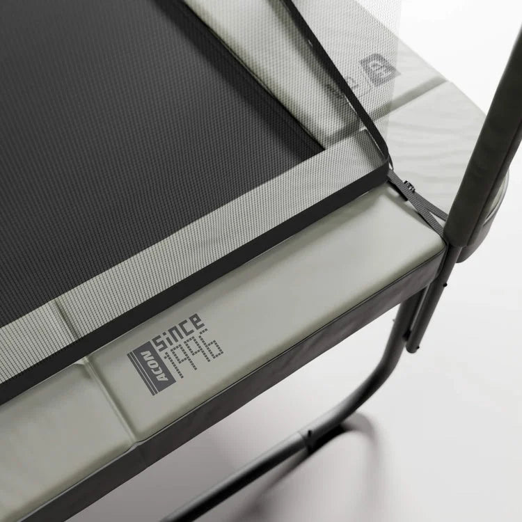 Acon 13 HD Rectangular Trampoline with Net and Ladder Nibeza Style