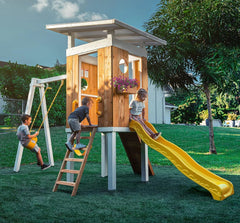 Avenlur Forest Modern Backyard Outdoor Swing Set Nibeza Style