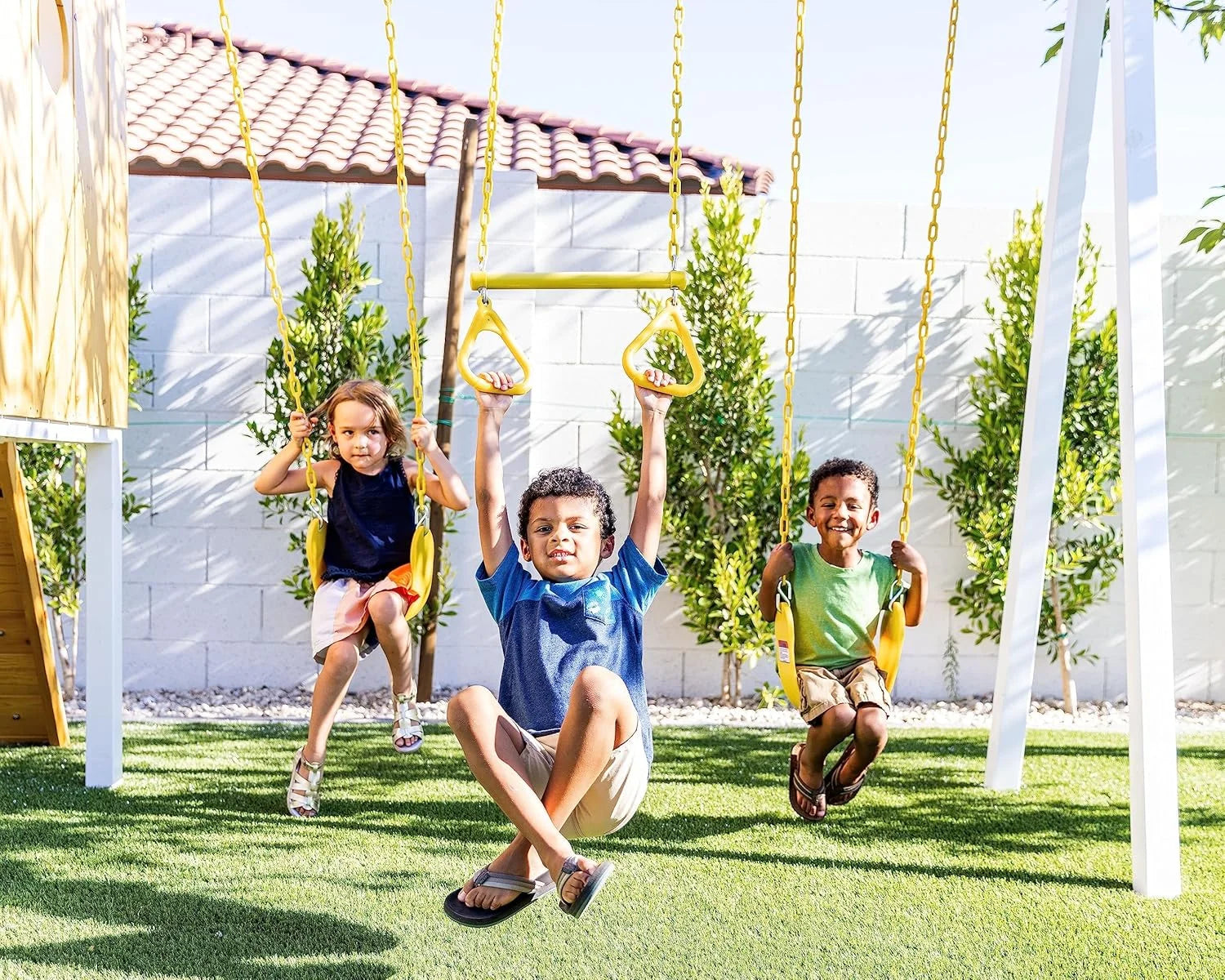 Avenlur Forest Modern Backyard Outdoor Swing Set Nibeza Style