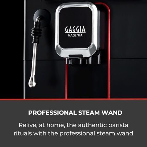 Gaggia Magenta Plus Super-Automatic Espresso Machine, 60 ounces,Black Nibeza Style
