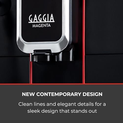 Gaggia Magenta Plus Super-Automatic Espresso Machine, 60 ounces,Black Nibeza Style