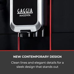 Gaggia Magenta Plus Super-Automatic Espresso Machine, 60 ounces,Black Nibeza Style